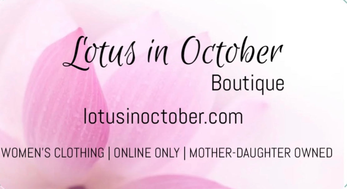 Lotus in October Gift Card