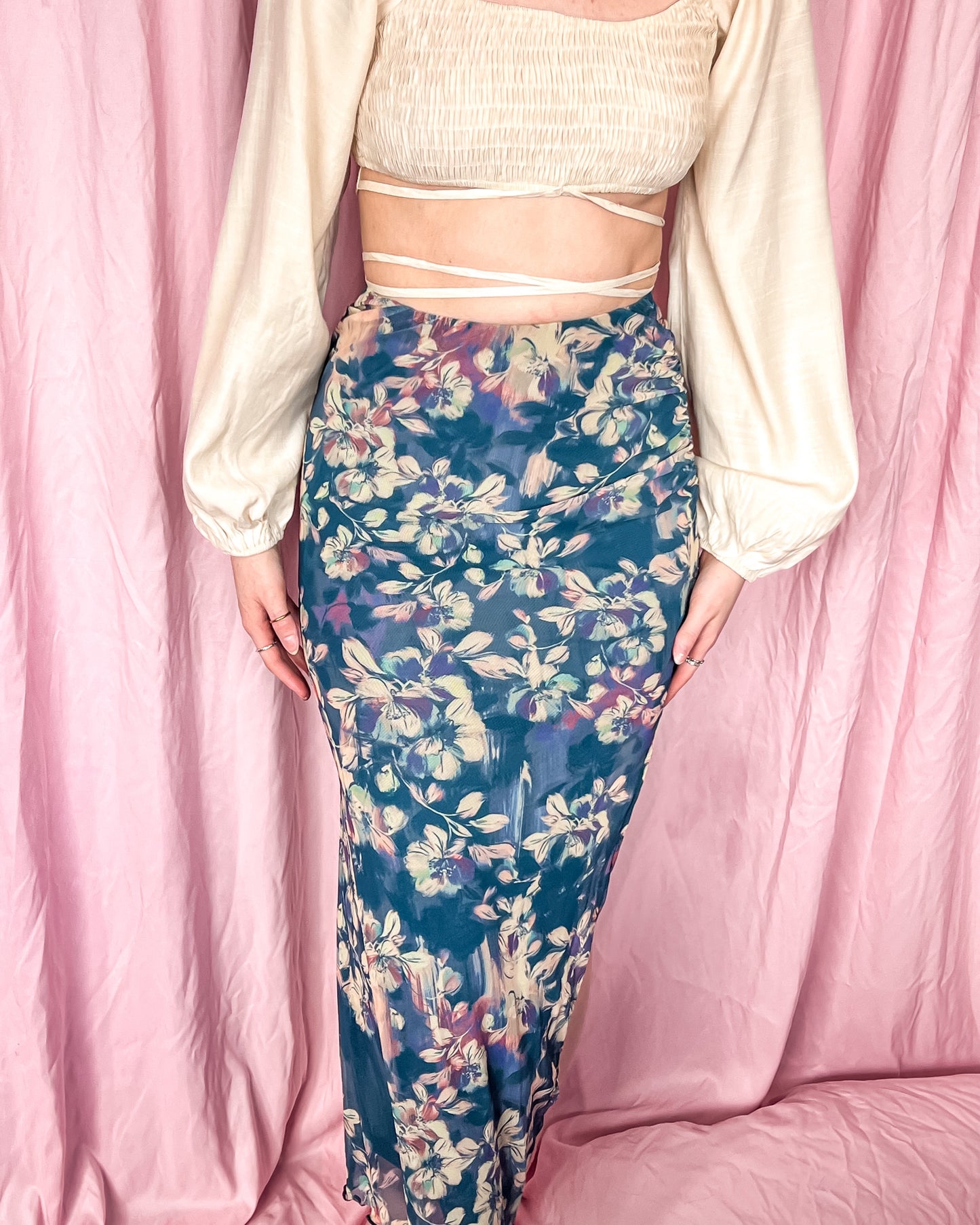 Navi Midi Skirt